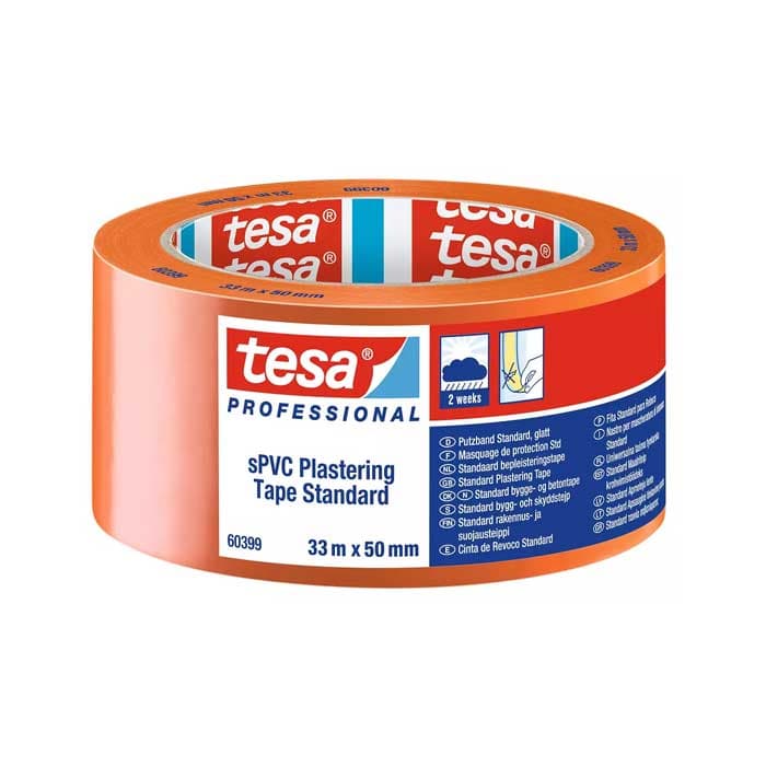 Здрава SPVC лента за шпакловки и мазилки Tesa PRO 33м x 50мм 