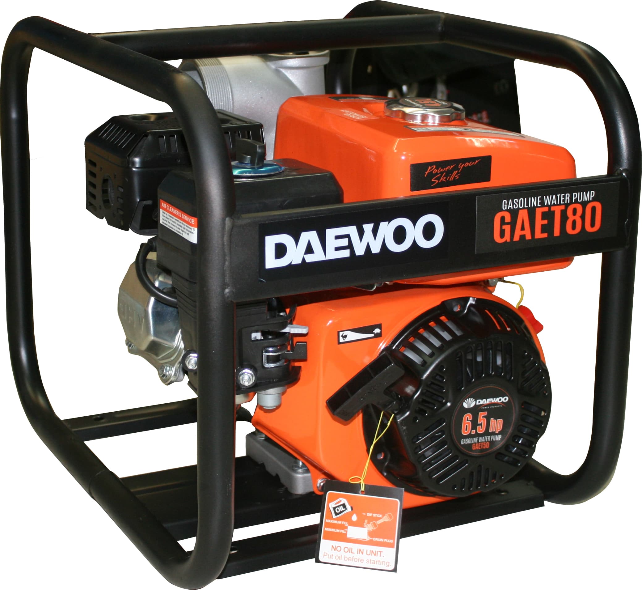Бензинова водна помпа Daewoo GAET80 6.5HP  