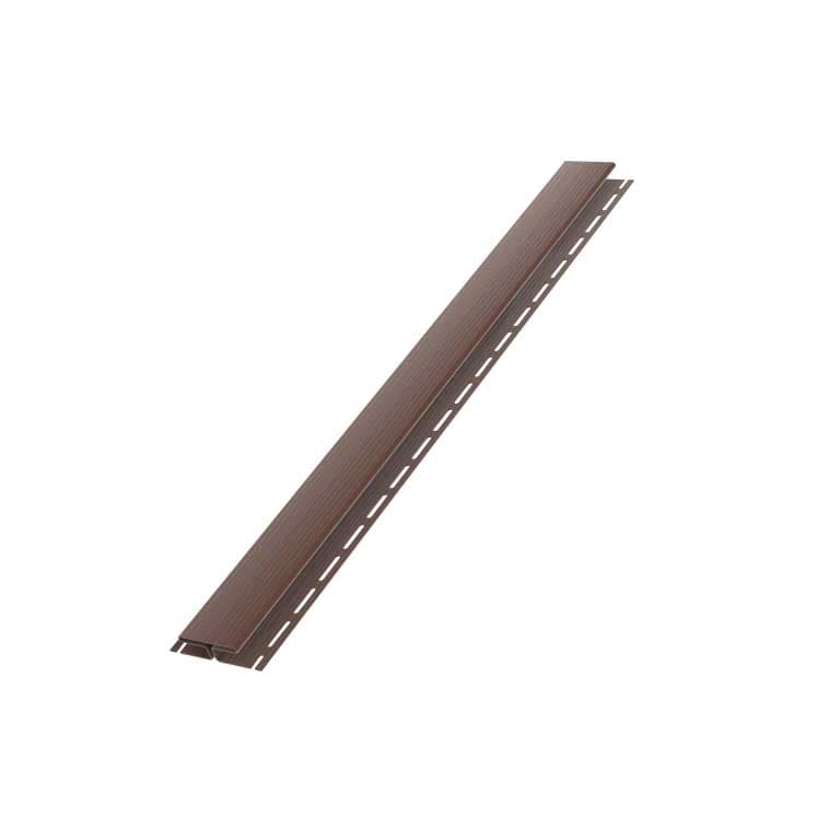 H-профил за обшивка PVC кафяв 3м