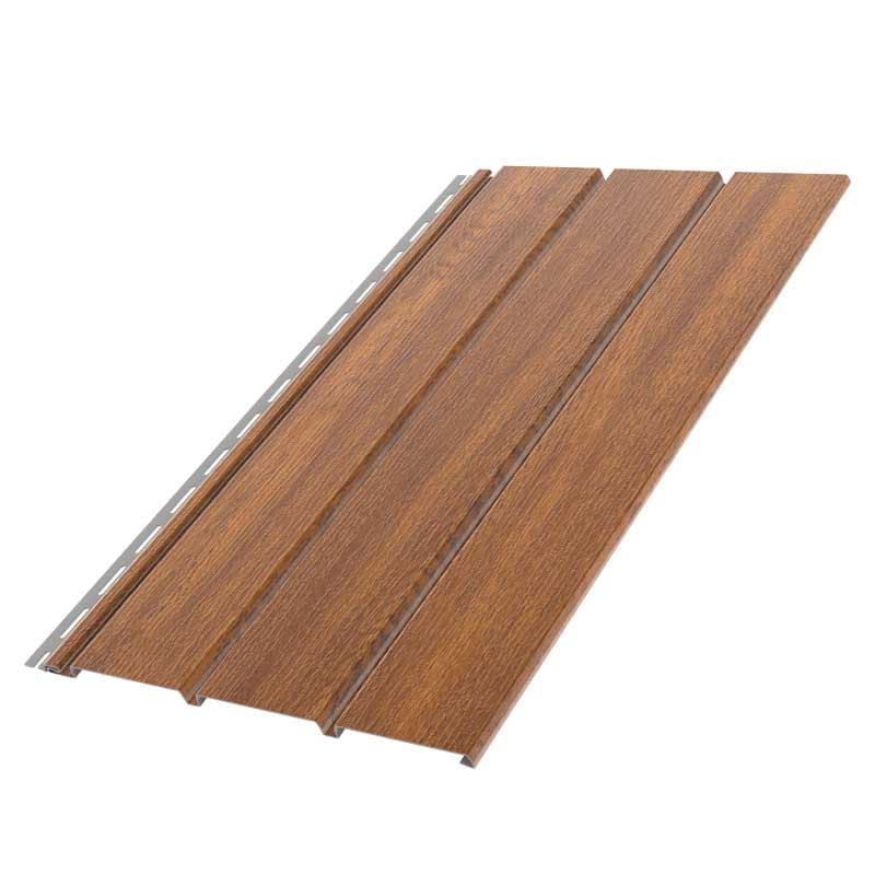 Плътна обшивка Soffit PVC златен дъб 4м 
