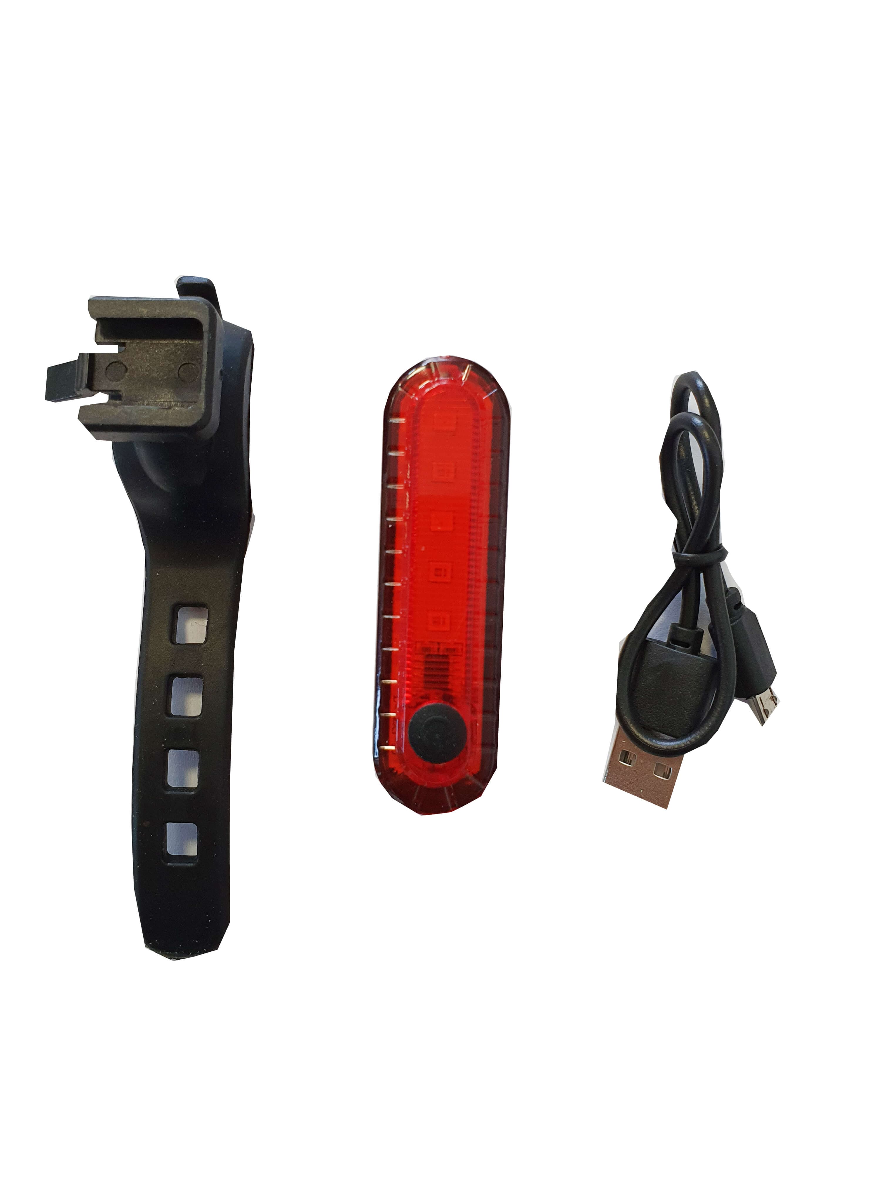 Задна LED светлина за велосипед с USB зареждане EBL-056
