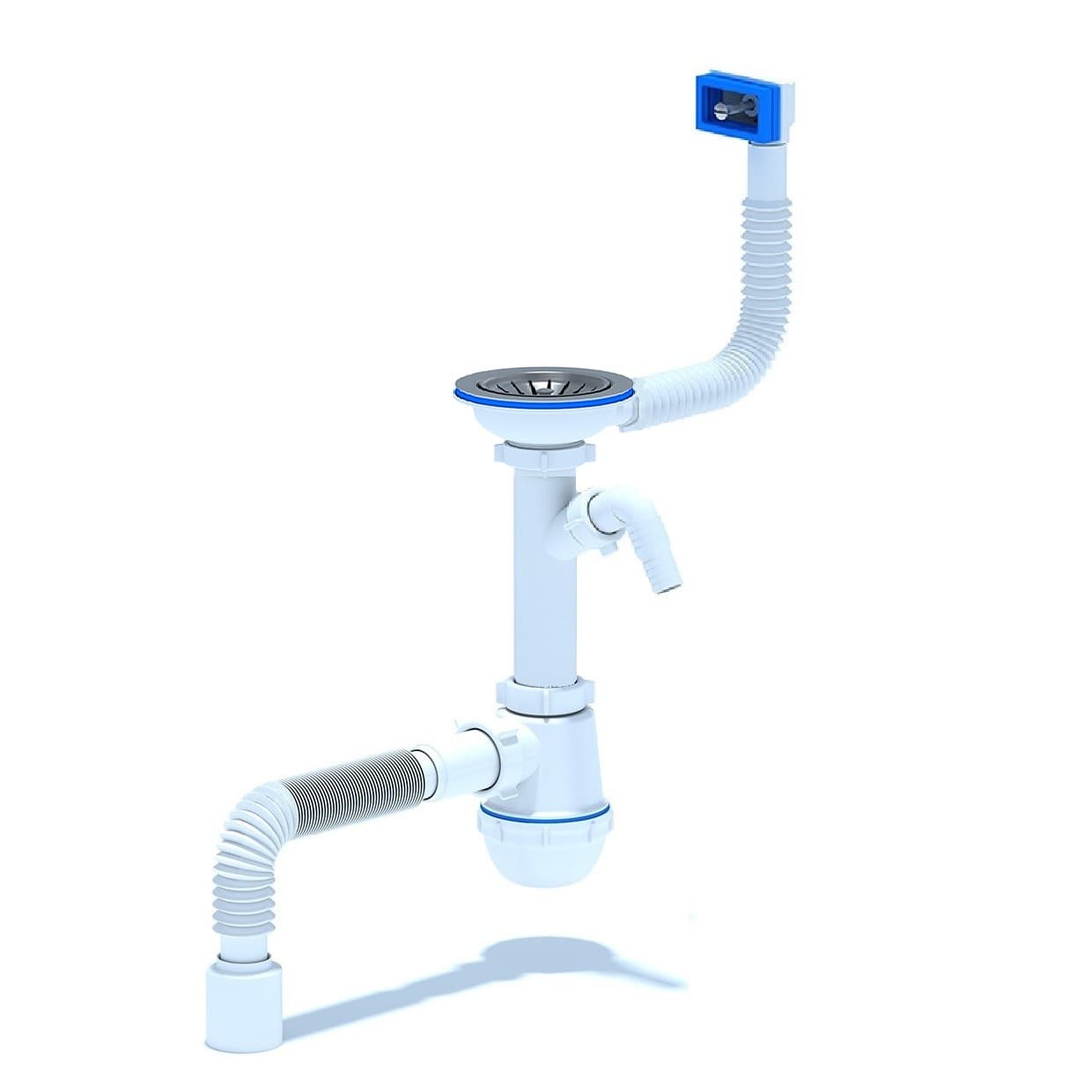 Сифон Aniplast A1031 / 1 1/2" с витло ø115 мм