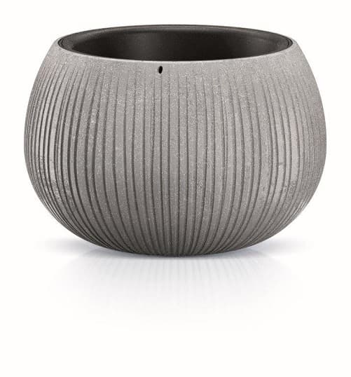 Кашпа Beton сива Ø29см