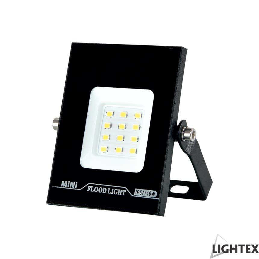LED прожектор Lightex Mini II черен 10W CW 6500K IP65 