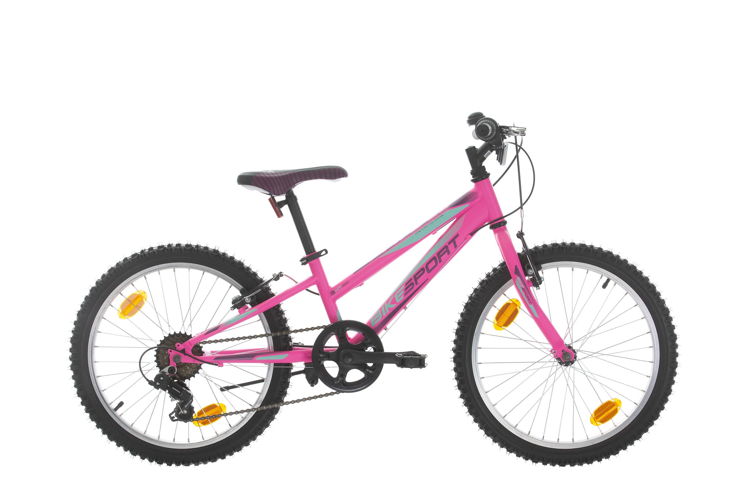 Велосипед Bikesport Viky BS21 20" неоново розов мат