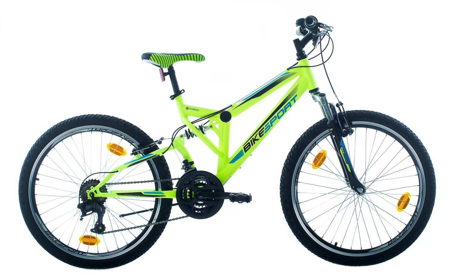 Велосипед Bikesport Paralax BS21 24" неоново зелен мат
