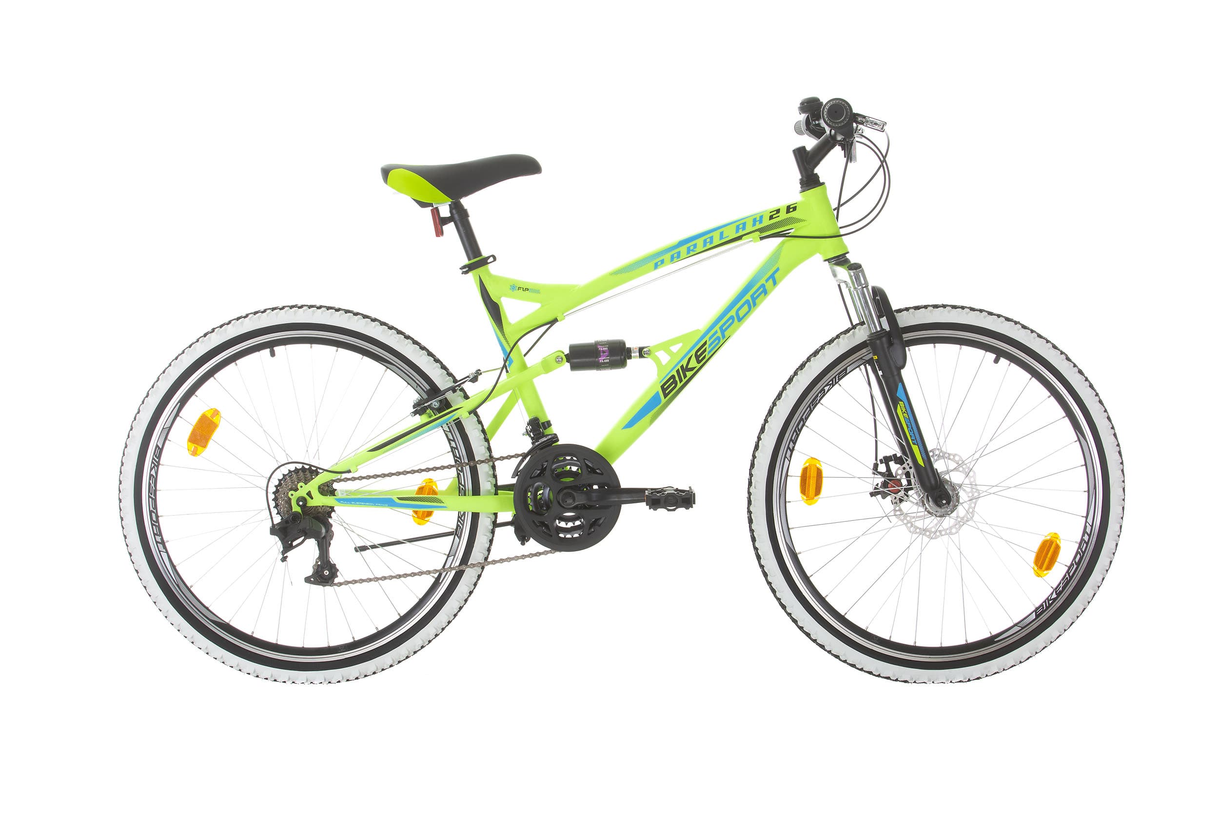 Велосипед Bikesport Paralax BS21 26" F.Disc неоново зелен мат