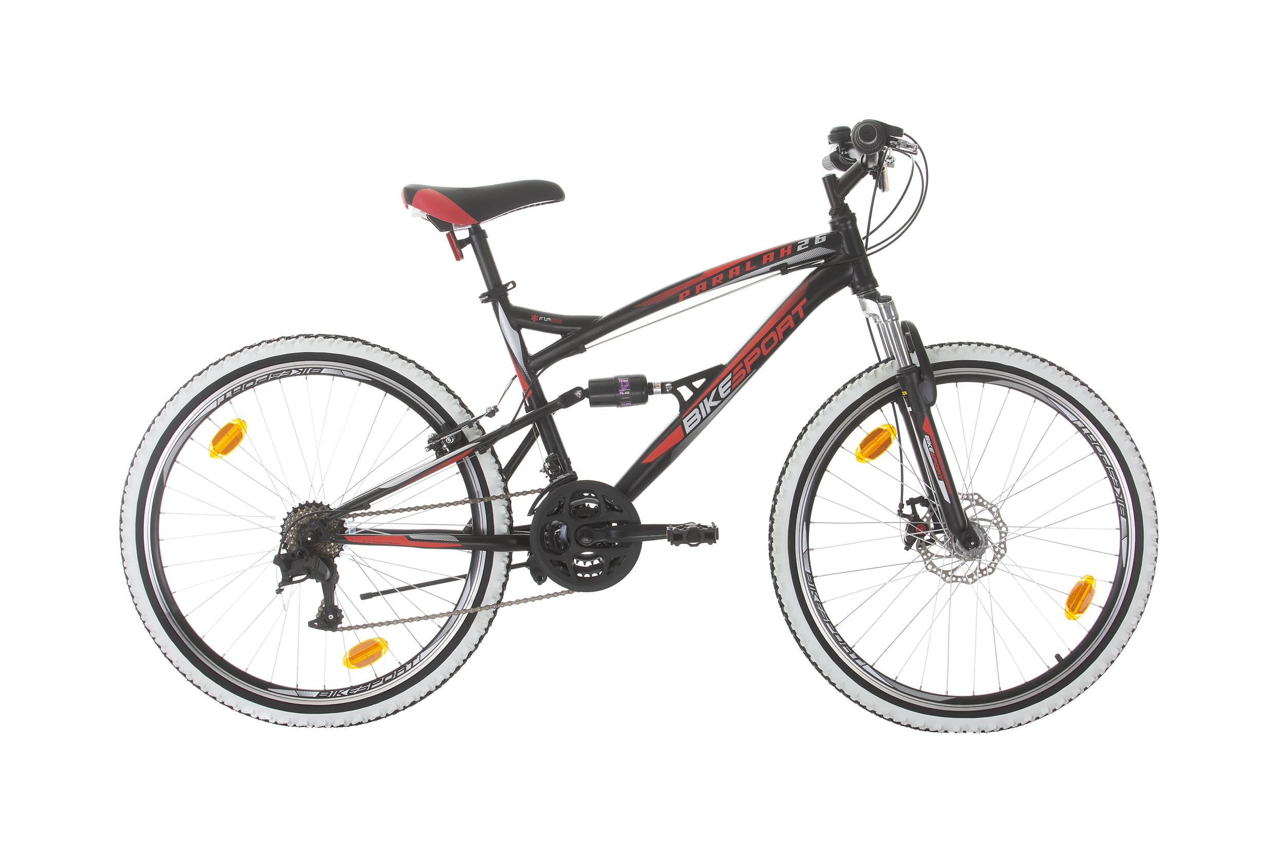 Велосипед Bikesport Paralax BS21 26" F.Disc черен мат