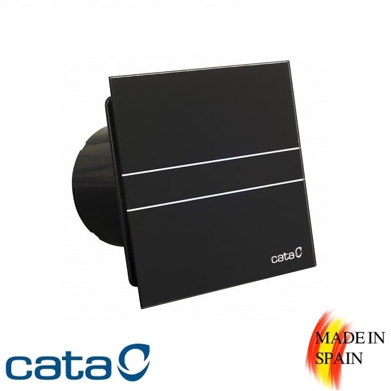 Вентилатор Cata Hygro E-100GTHBK квадрат ø100мм / 8 W