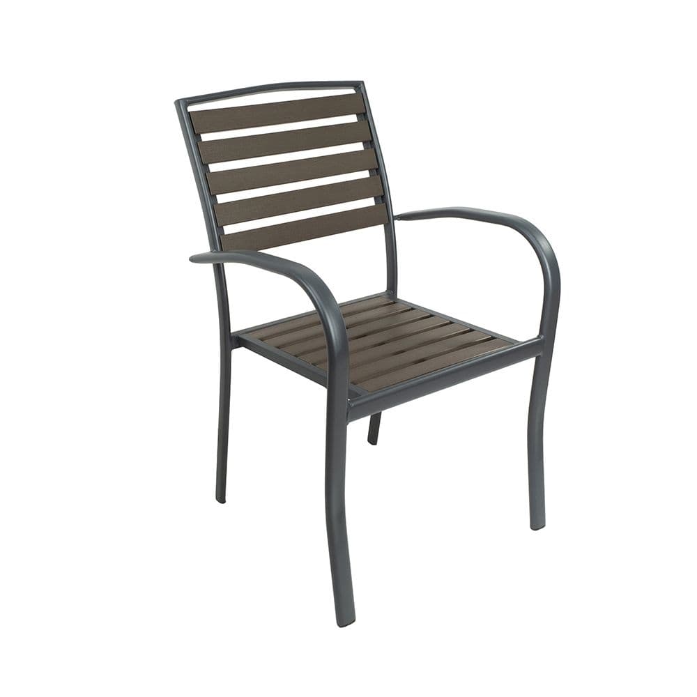 Градински стол Polywood PC-609-1 имитация на дърво