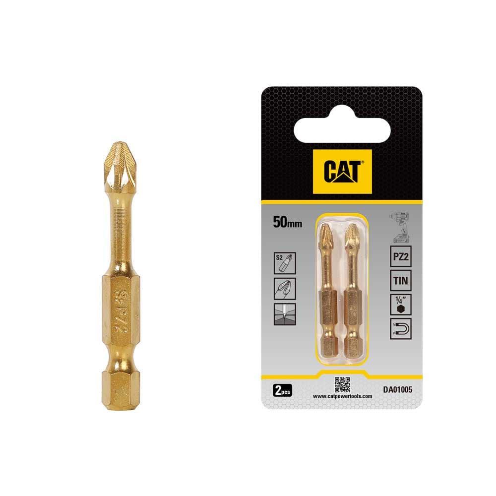 Ударен накрайник CAT DA01005 PZ2x50мм S2 / 2 броя