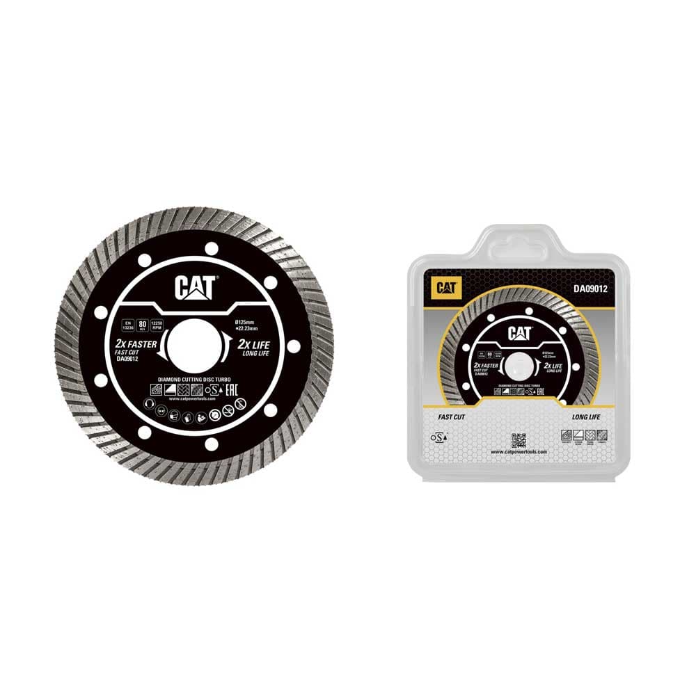 Диаментен диск CAT DA09012 Turbo 125х22.23х2.2мм