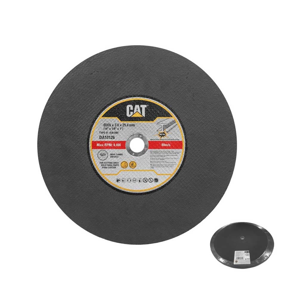 Диск за отрезен циркуляр за метал CAT DA10126 / 355х3х25.4мм / 5 броя