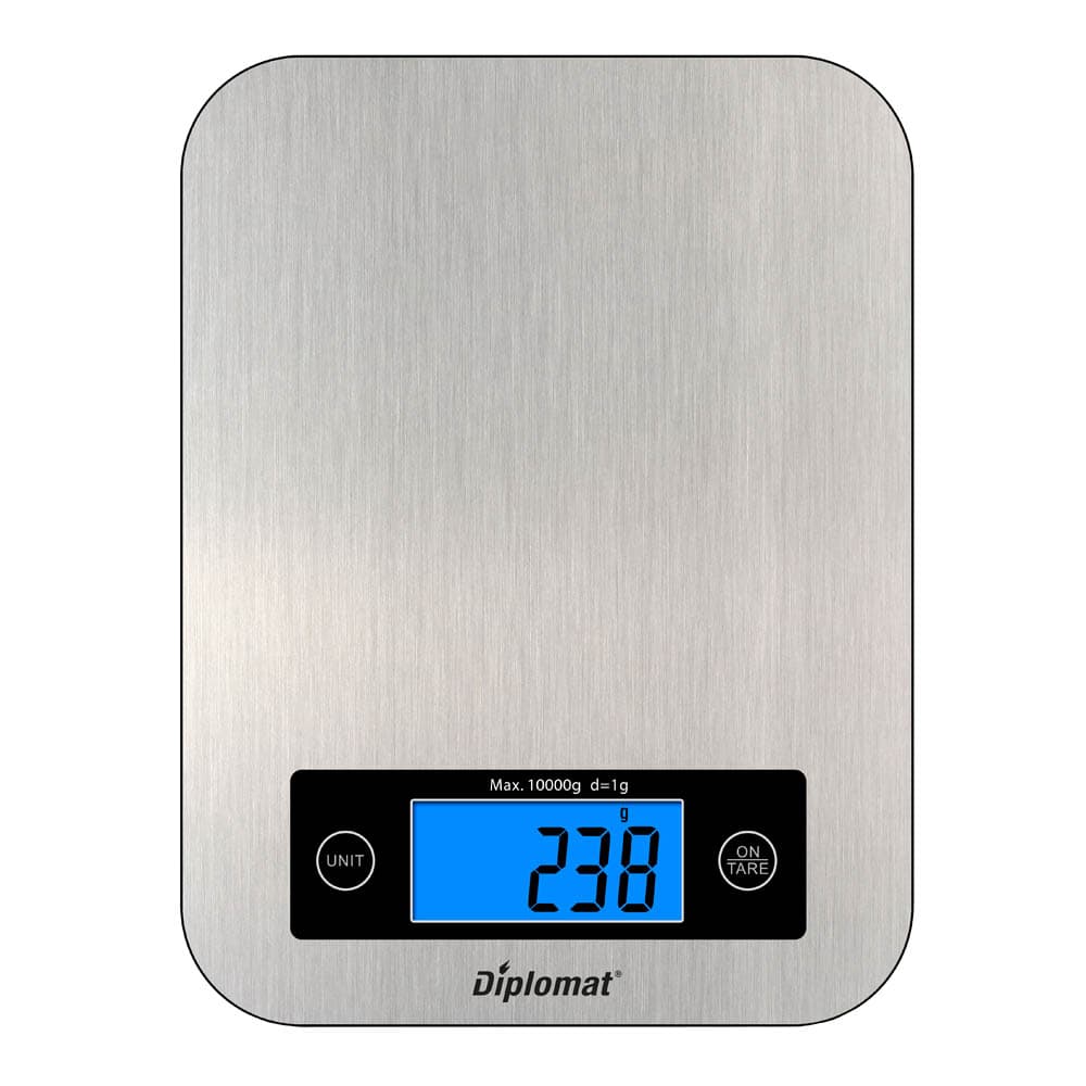 Електронна кухненска везна Diplomat DS10Q Inox 10кг