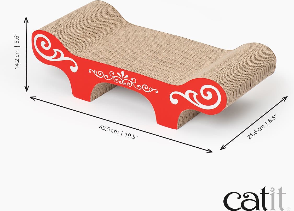 Драскалка за котки Catit Style Scratcher with Catnip Bench