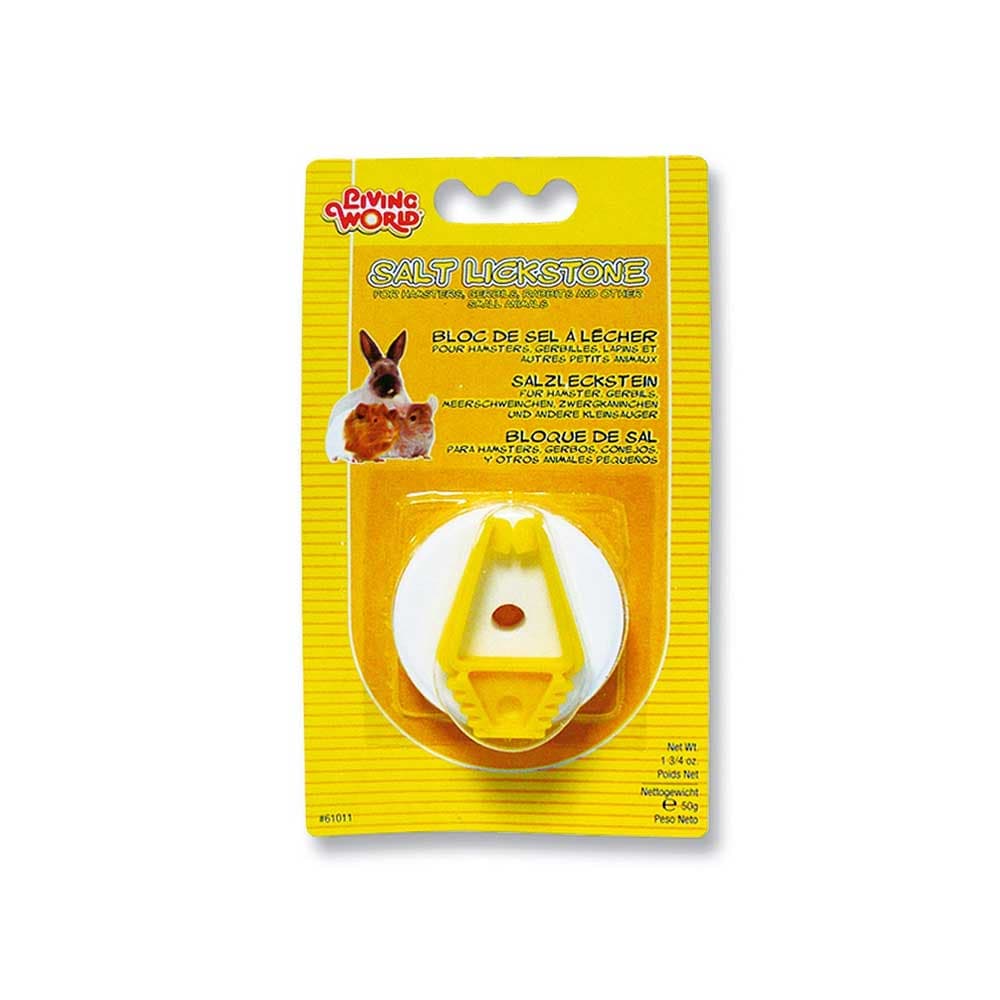 Солно камъче Living World Salt Lickstone With Plaster Hanger 50г
