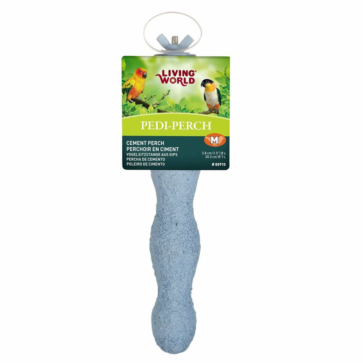 Кацалка за птици Living World Pedi-Perch Medium 20.5см