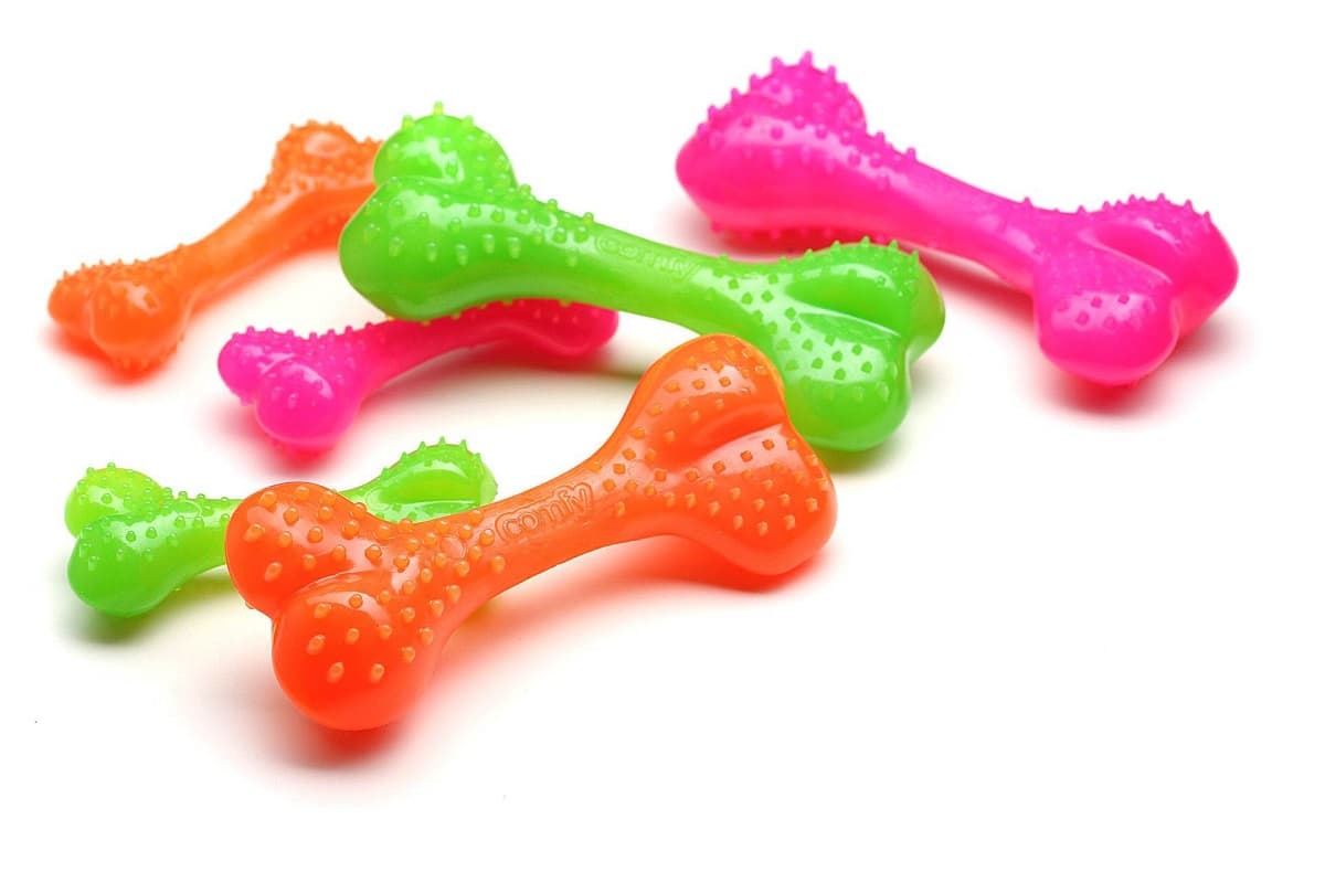 Дентална играчка за кучета Comfy Toy Mint Dental Bone Orange 12,5см