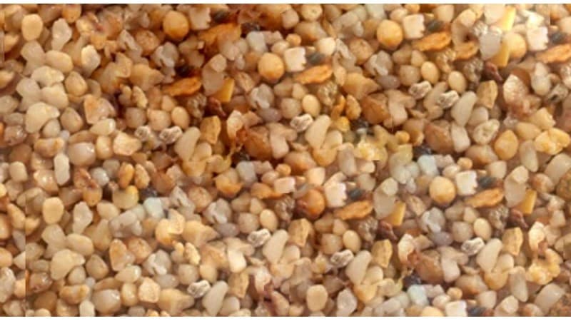 Грунд за дъно на аквариуми 014 Quartz Yellow 4-6мм 2кг