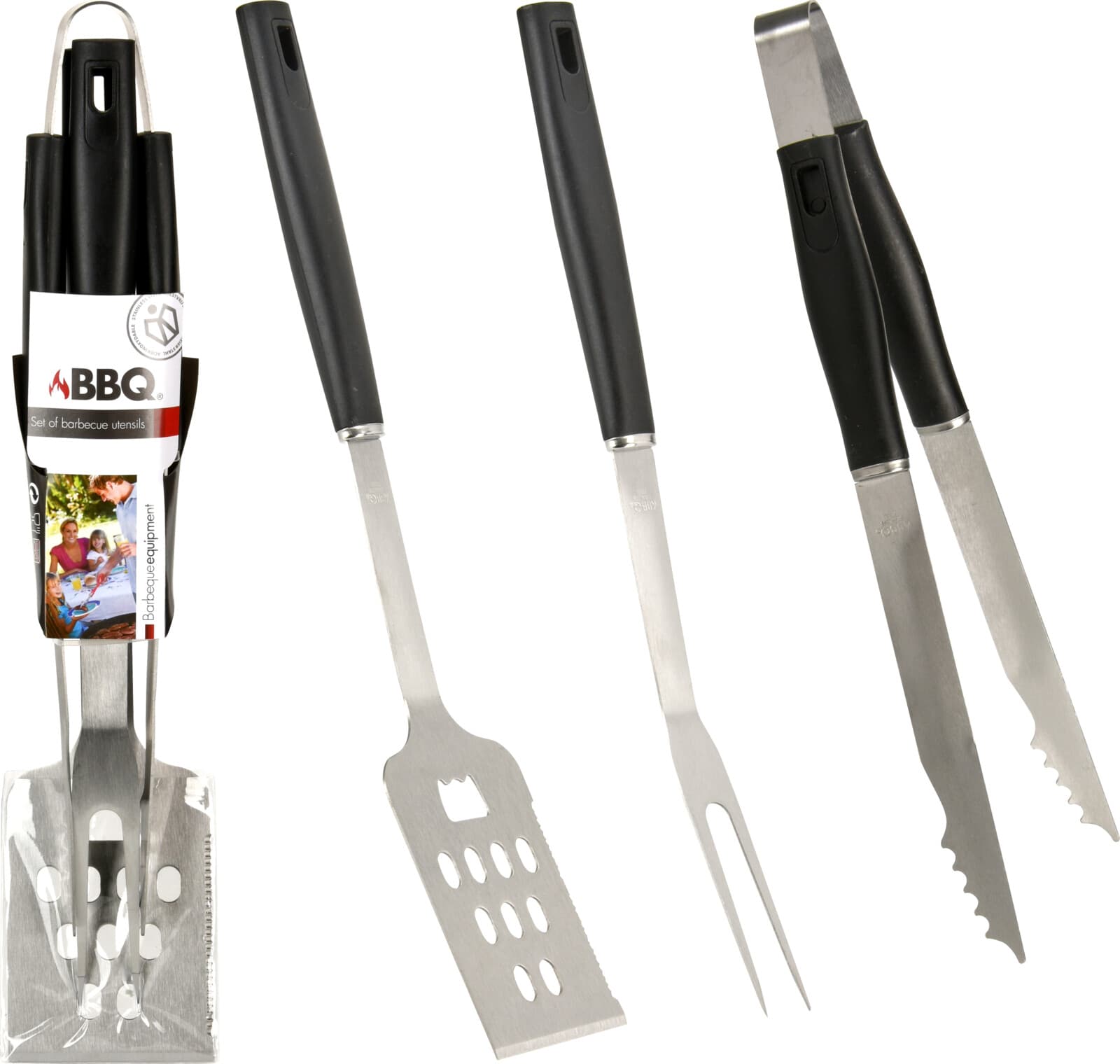 Комплект за барбекю BBQ 2CR14 / 3 части