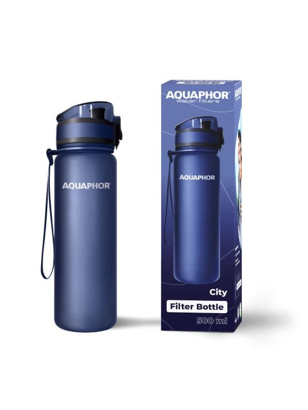 Филтрираща бутилка Aquaphor City Tritan Navy 500 ml