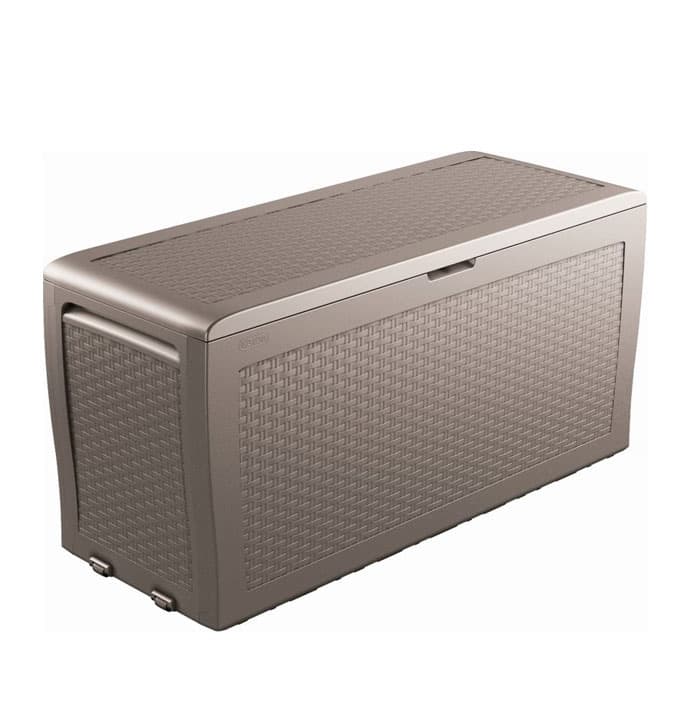 Градински скрин за съхранение Samoa Rattan box 247468 капучино 270л 