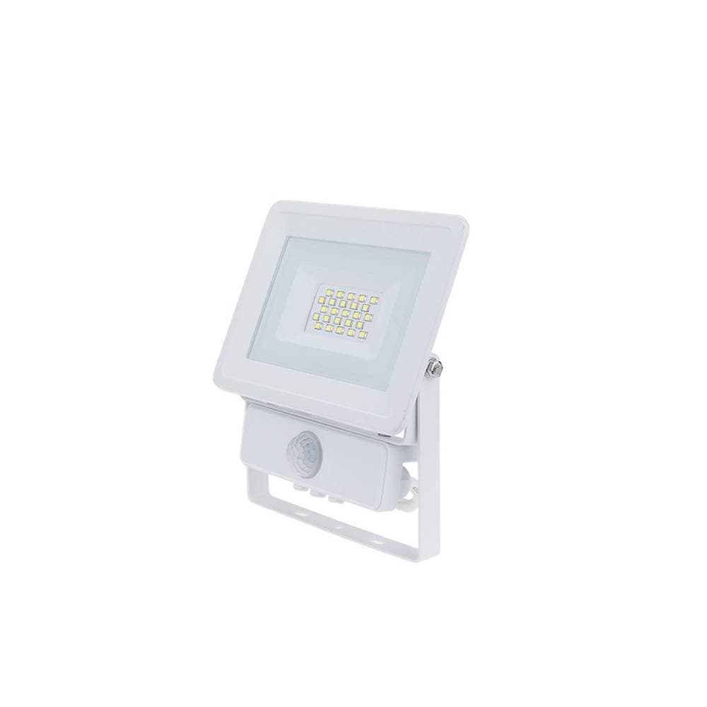 LED прожектор със сензор Optonica бял 20W IP65 2700K