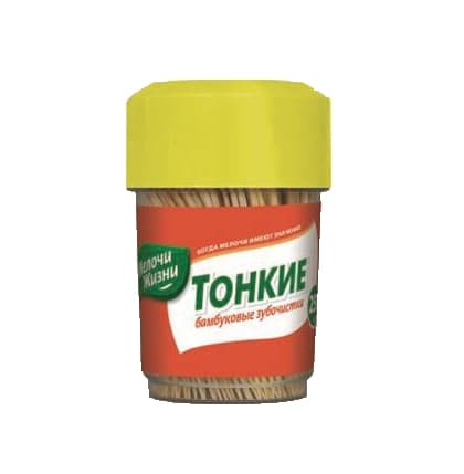 Бамбукови клечки за зъби / 250 броя
