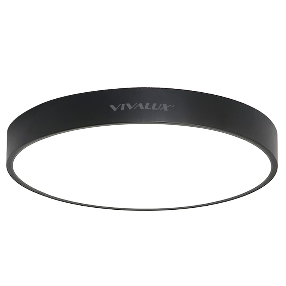LED плафон Vivalux Luka 35W BK/CL 4000K