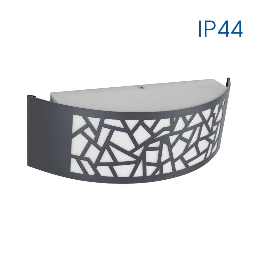 Влагозащитен аплик Vivalux Luxor/PR 1xE27 GR IP44