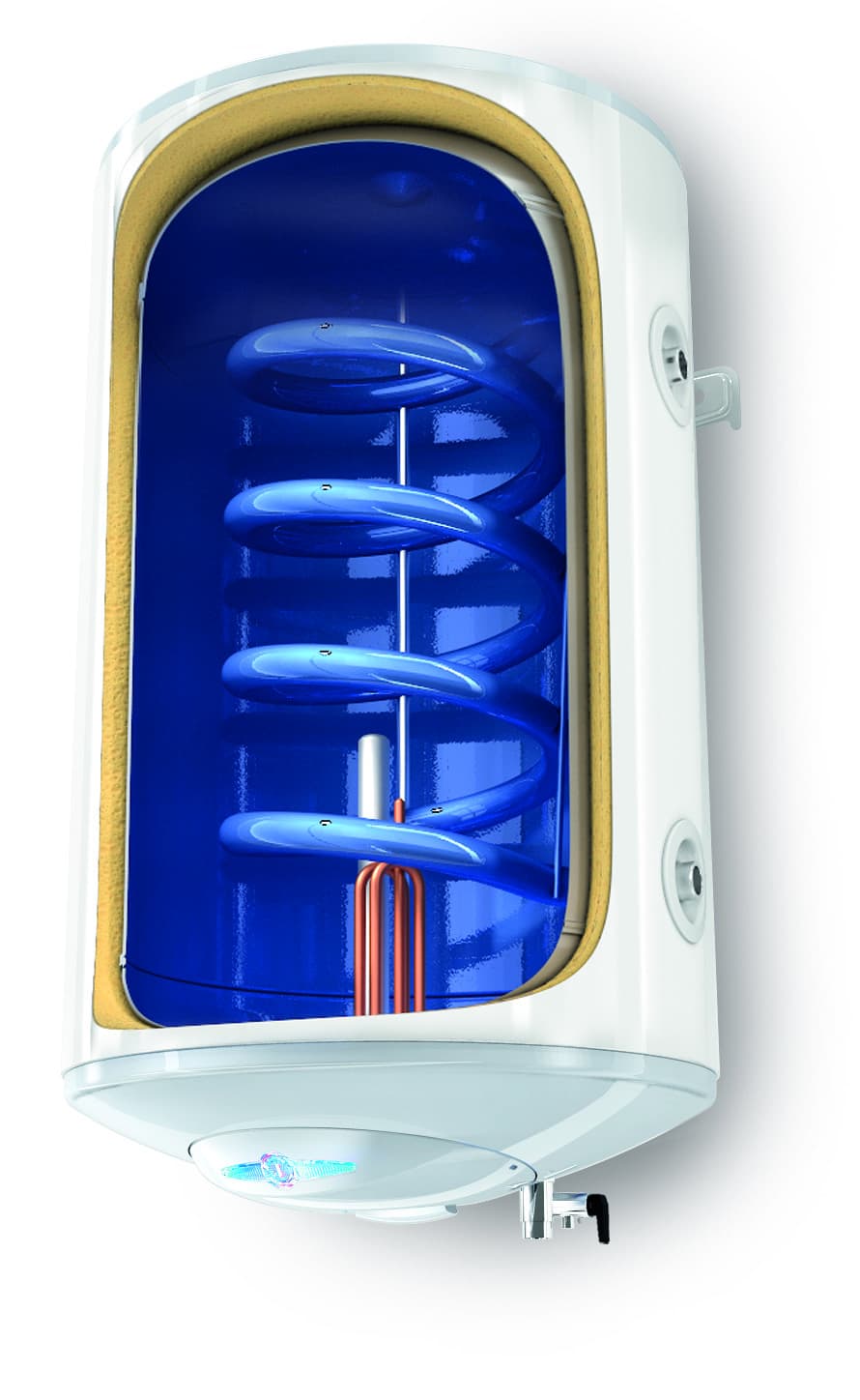 Комбиниран вертикален бойлер Tesy GCVS 80 44 20 B11 TSR 81л 2000W