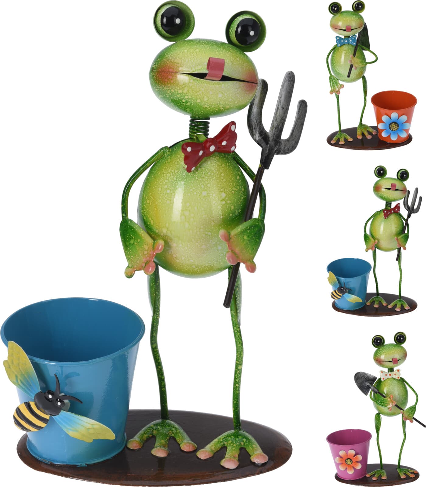 Саксия метал Frog 18x14x30см