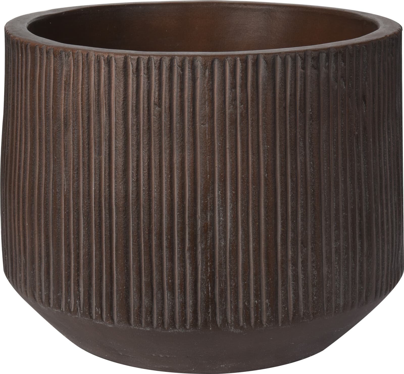 Кашпа Dark Brown ø25см