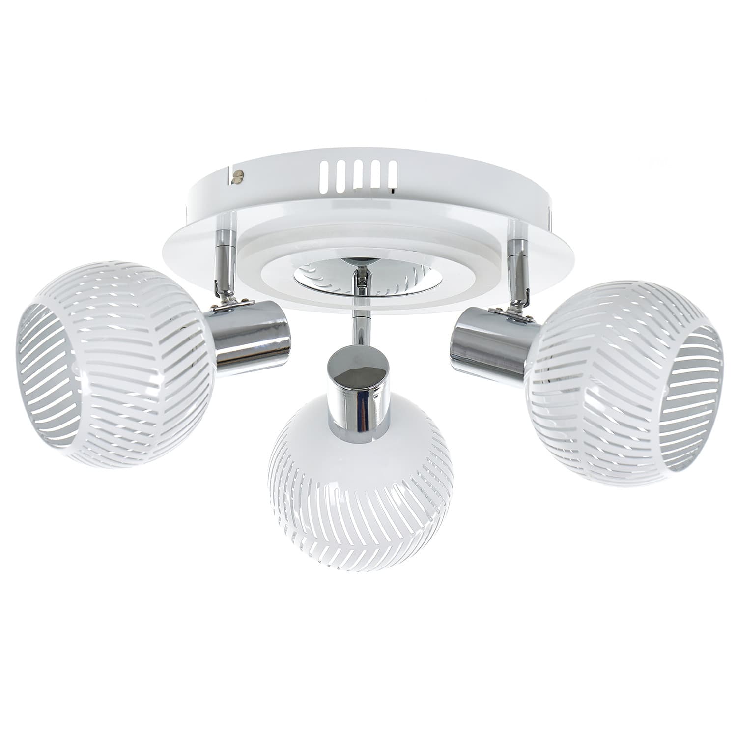 LED полилей EL 2459/3 WH/CR 3x28W + LED 12W Е14