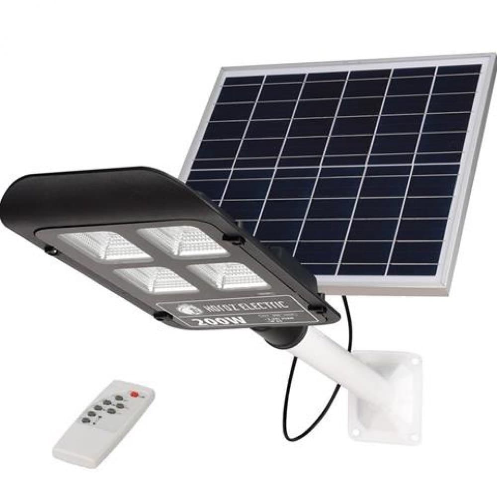 LED соларно улично тяло с дистанционно SMD Horoz Electric 200W IP54 - IP65
