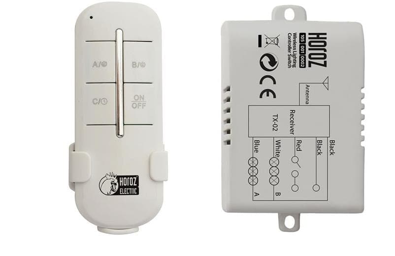 Безжичен контролер за осветление 2 кръга Horoz Electric  30-60м AC 180-240V