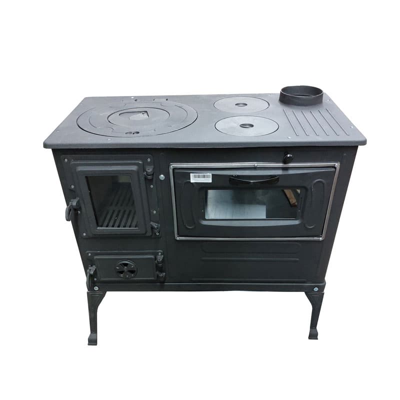 Готварска печка Фантазия Лукс черна 6.7 kW