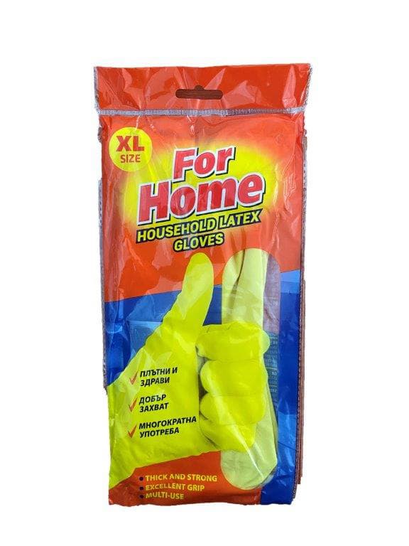 Ръкавици For Home XL латекс 2 броя
