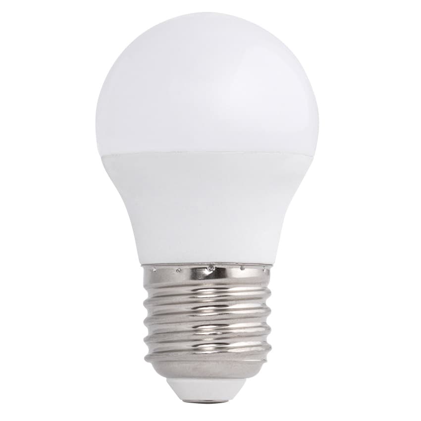 LED крушка топка Ultralux E27 5W 4000K 