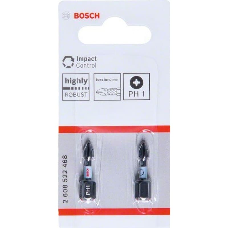 Битове Bosch Pro Phillips Impact PH1 / 25мм 2 броя