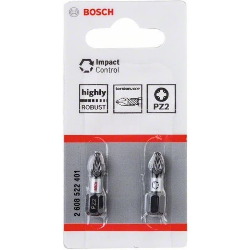 Битове Bosch Pro Pozidriv Impact  PZ2 / 25мм 2 броя