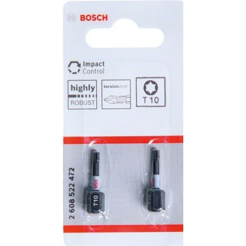 Битове Bosch Pro Torx Impact T10 / 25мм 2 броя