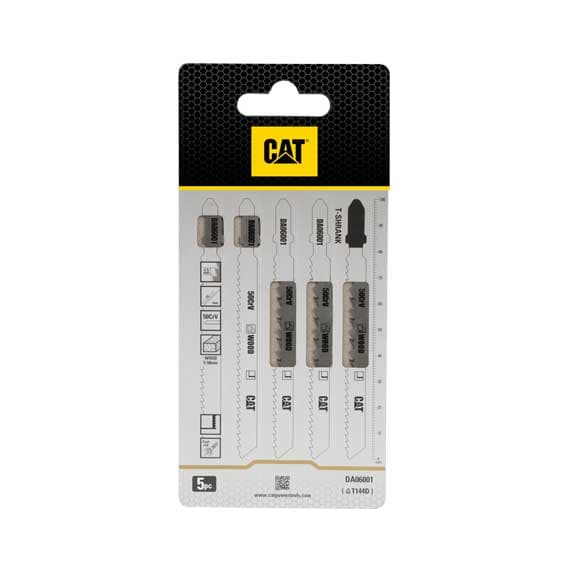 Нож за прободен трион за дърво CAT DA06001 T144D 50CrV 5 броя