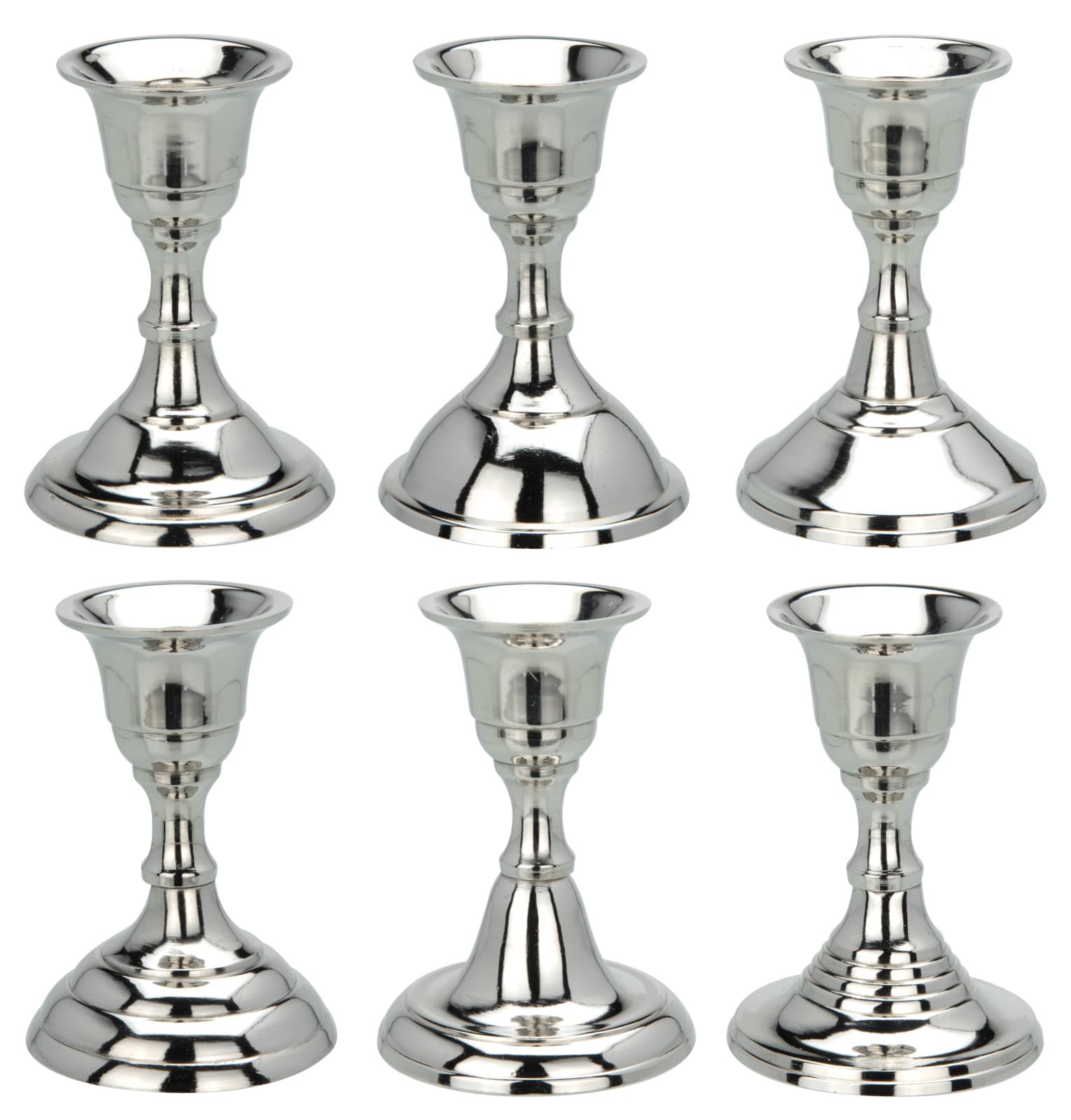 Свещник Silver 8,8см