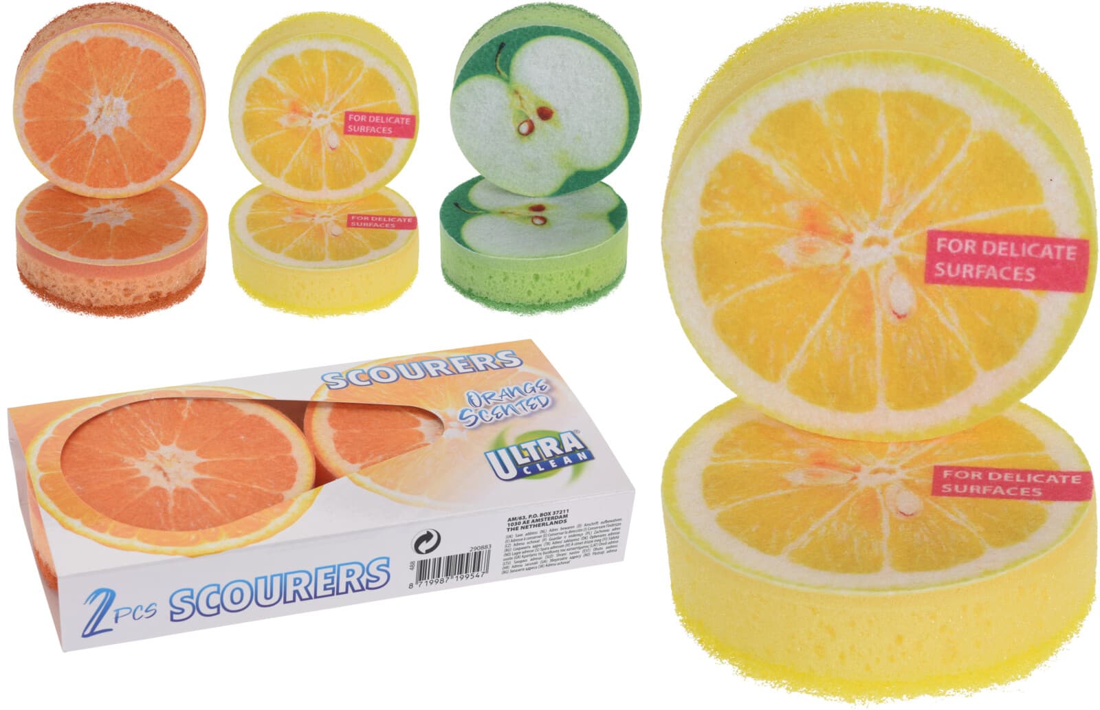 Гъби за почистване Fruit 2 броя