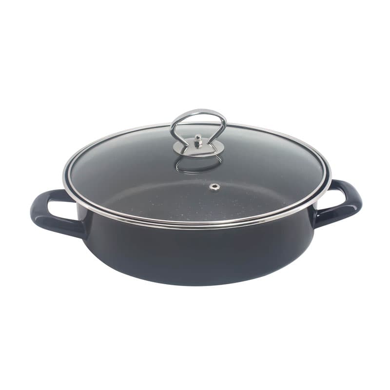 Тава и тенджера 2в1 с капак Rosberg R51222A28CT / 28х7см