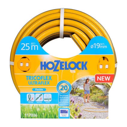 Градински петслоен маркуч Hozelock Tricoflex Ultraflex 25м 3/4''