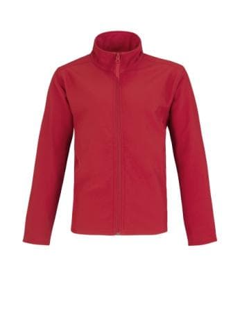 Двуслойно яке софтшел B&C Emotion 151316 червен 3XL унисекс 