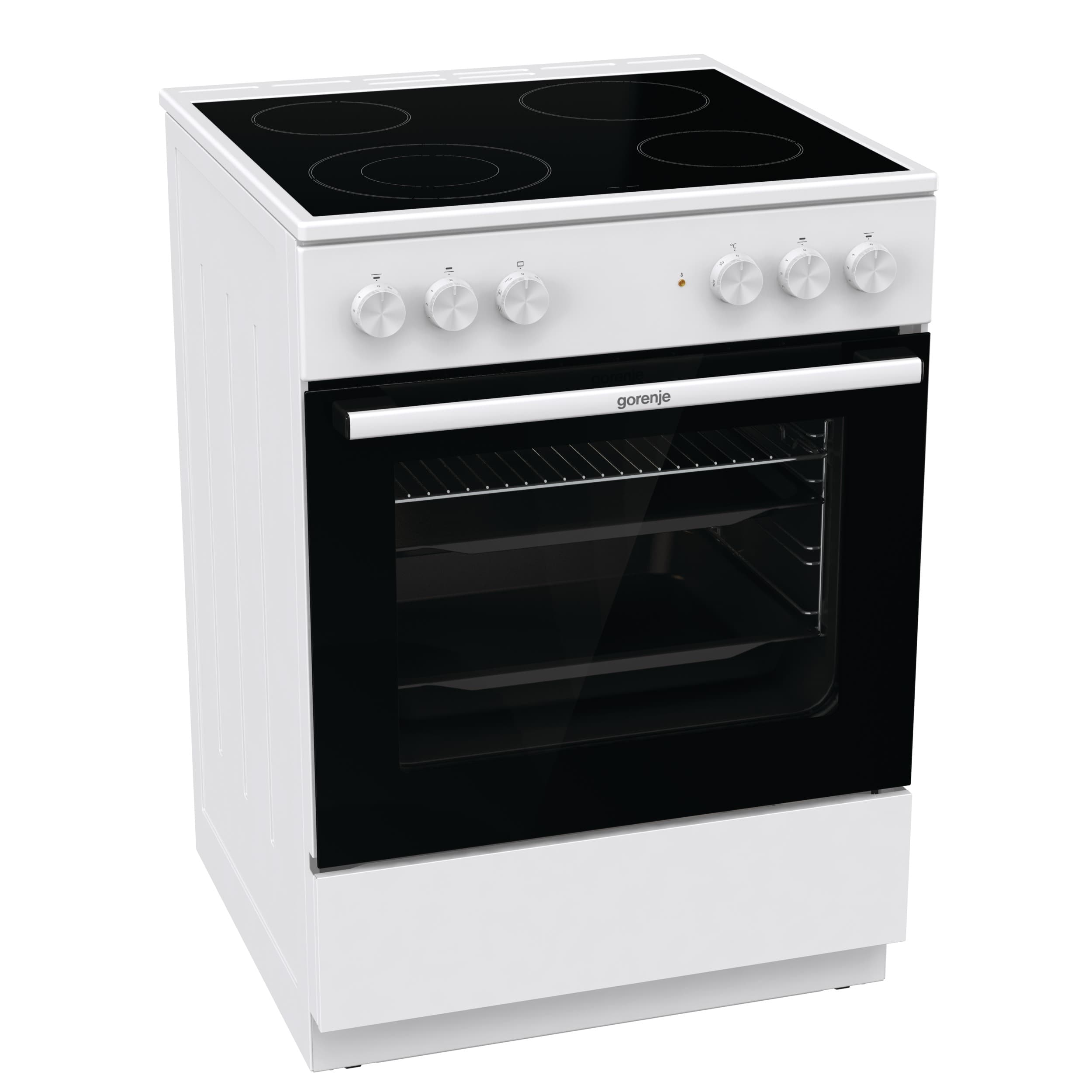 Готварска печка с керамичен плот Gorenje GEC6A41WC 71л / А