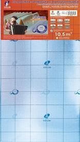 Подложка XPS с алуминиево фолио 10х1м 3мм 10кв.м/пакет